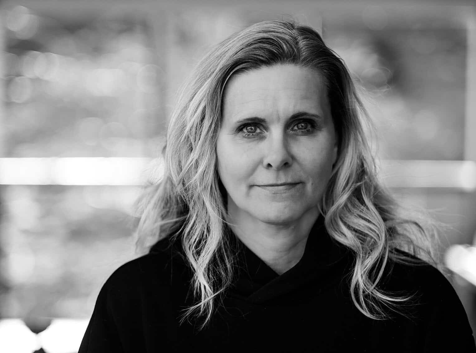 svartvitt porträtt från Kvillefoto