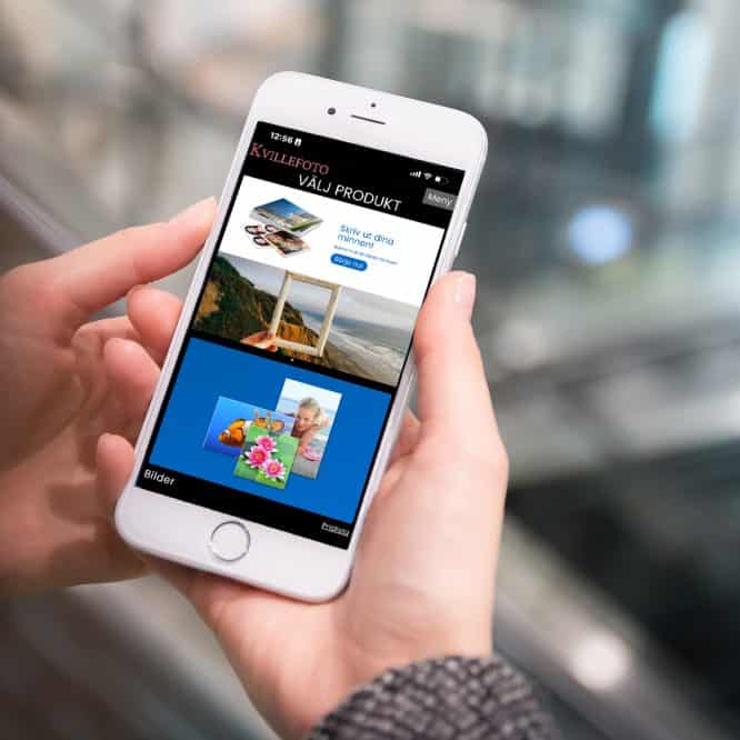 Beställ bilder från telefonen
